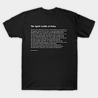 The Spirit Guide of Sirius Poem Collector's Edition T-Shirt